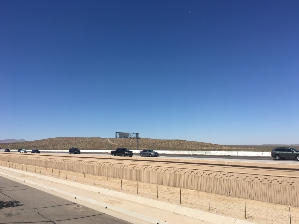 Autostrada przez Pustynię Mojave
